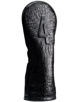 Vessel Club Covers|Lux Embosse Headcover - Croc Black