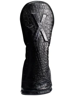 Vessel Club Covers|Lux Embosse Headcover - Croc Black