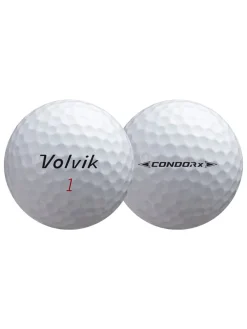 Volvik New Golf Balls|Clearance Gloves|Condor X Golf Balls - 1 Dozen White