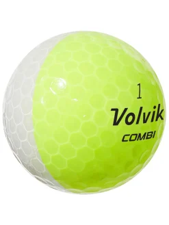 Volvik New Golf Balls|Clearance Gloves|Crystal Combi Golf Balls - 1 Dozen Multi