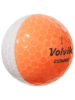 Volvik New Golf Balls|Clearance Gloves|Crystal Combi Golf Balls - 1 Dozen Multi