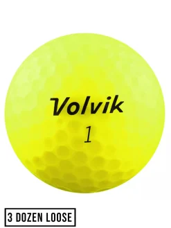 Volvik New Golf Balls|Novelty Golf Balls|Vimat Loose Golf Balls - 3 Dozen
