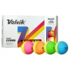 Volvik New Golf Balls|Vivid Combi Golf Balls - 1 Dozen Multi