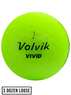 Volvik New Golf Balls|Novelty Golf Balls|Vivid Loose Golf Balls - 3 Dozen