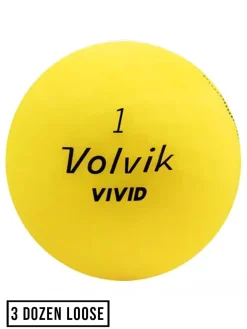 Volvik New Golf Balls|Novelty Golf Balls|Vivid Loose Golf Balls - 3 Dozen