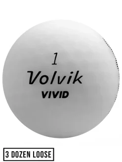 Volvik New Golf Balls|Novelty Golf Balls|Vivid Loose Golf Balls - 3 Dozen
