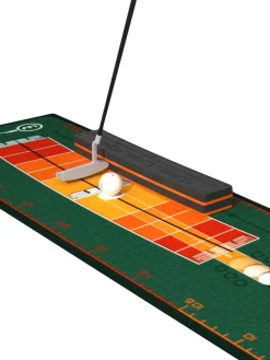 WellPutt Training Aids|Stroke Master Putting Mat - Green