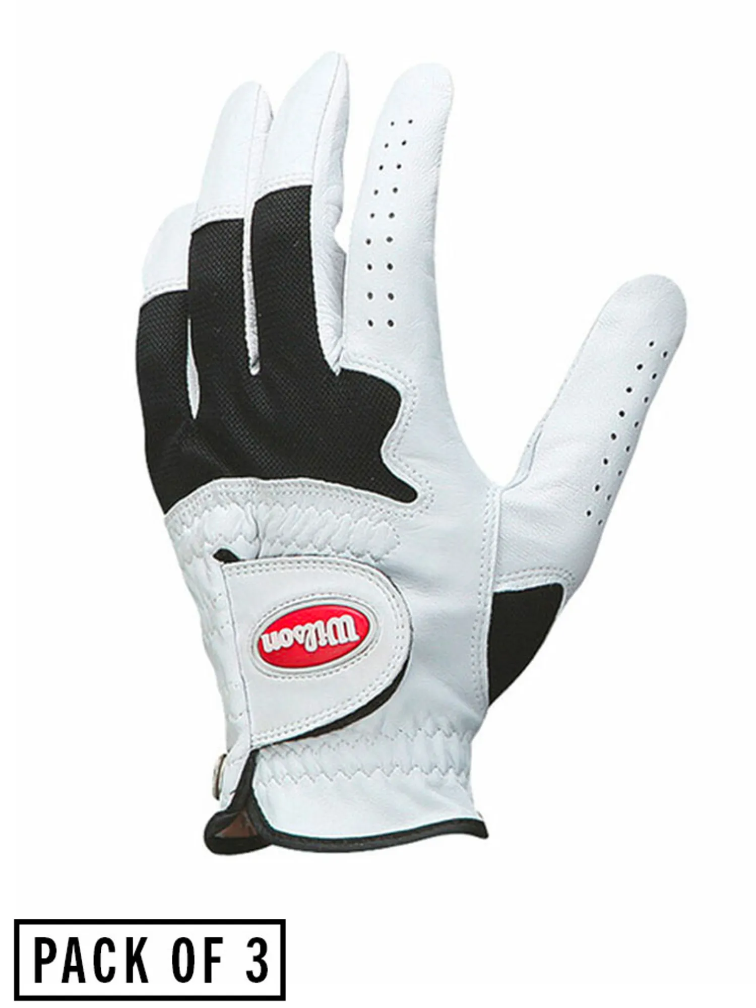 Wilson Clearance Gloves|Advantage Golf Glove 3 Pack - White