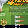 4YARDSMORE Tees|Golf Tees 4 Pack - 1.75 Inch