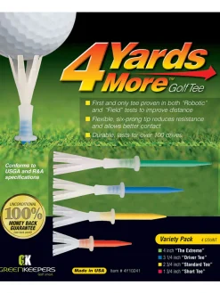 4YARDSMORE Tees|Golf Tees 4 Pack - Mixed Pack